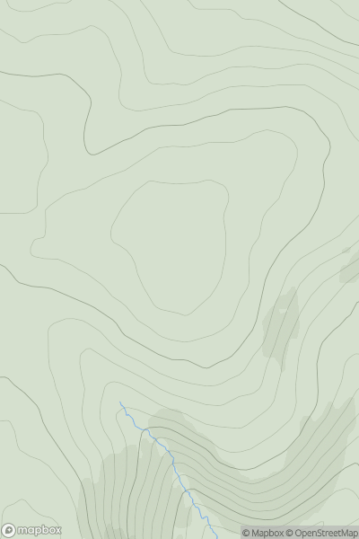 Thumbnail image for Shiel Hill [The Glenkens to Annandale] [NS768046] showing contour plot for surrounding peak